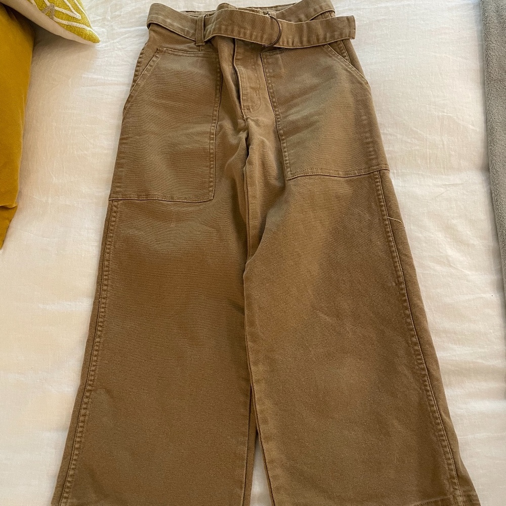 Madewell brand brown cargo pants